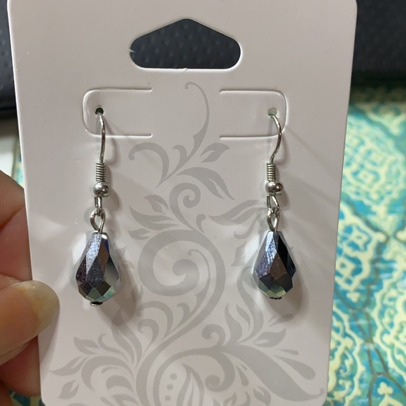 Pretty Titanium looking earrings​ - Picture 2 of 3